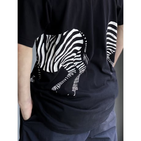 1980's〜1990's "M.ECKLER" ZEBRA Printed Tee