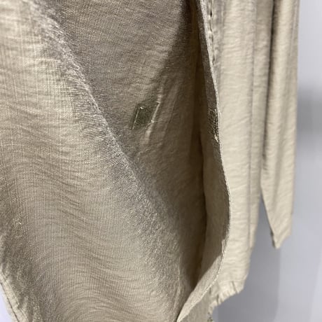 2000's Drawstrings design zip up shirt