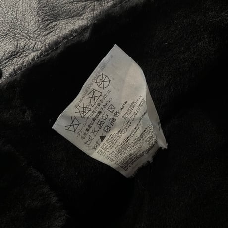 2000's "JIL SANDER" Double breasted leather coat