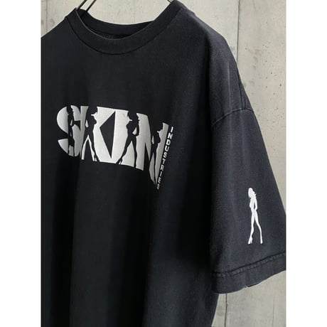 1990's-2000's "SKIN INDUSTRIES" printed Tee
