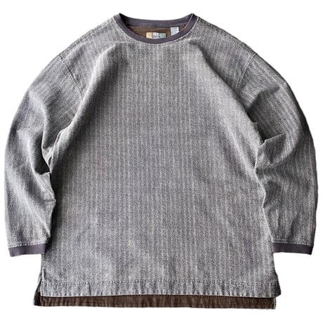 1990's Herringbone pattern printed cotton cut & sew
