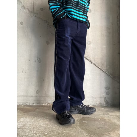 2000's Side line design corduroy pants