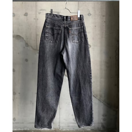 1990's "Levi's" BELGIUM made black denim pants