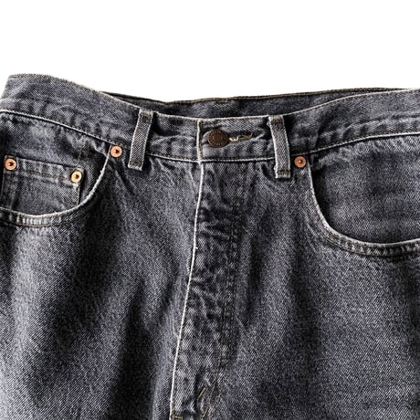 1990's "Levi's" BELGIUM made black denim pants