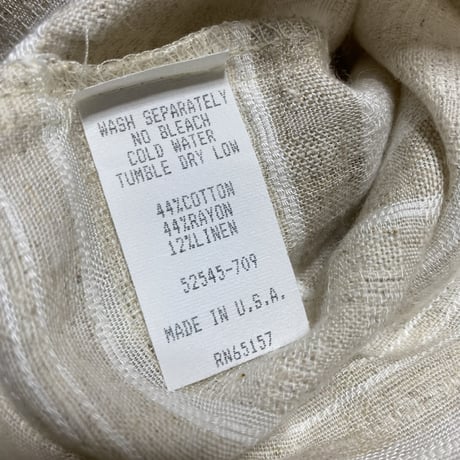 1980's Jacquard fabric Loop collar design cut & sew