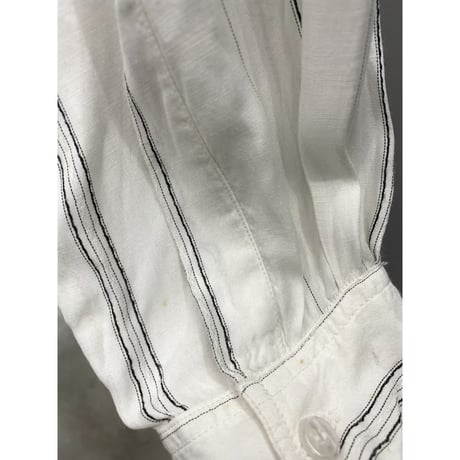 1990's Double button design rayon shirt