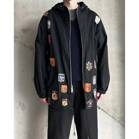 1950's-1960's "MONCLER" Black cotton ski jacket