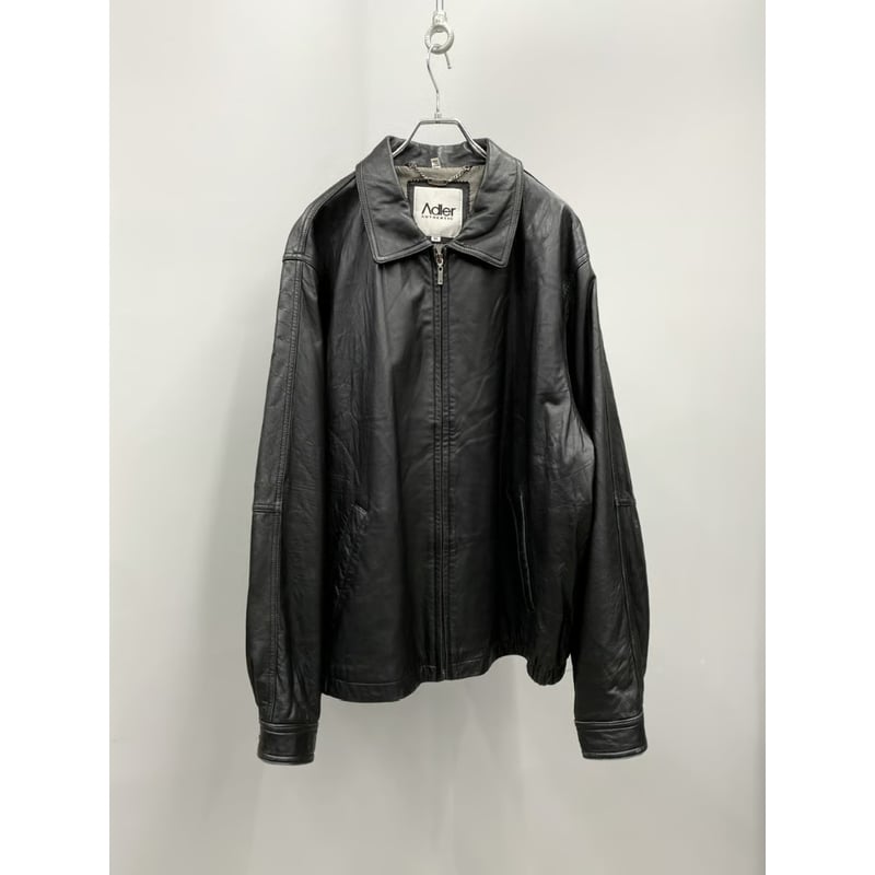 1990's-2000's Lamb leather drizzler jacket | Ra