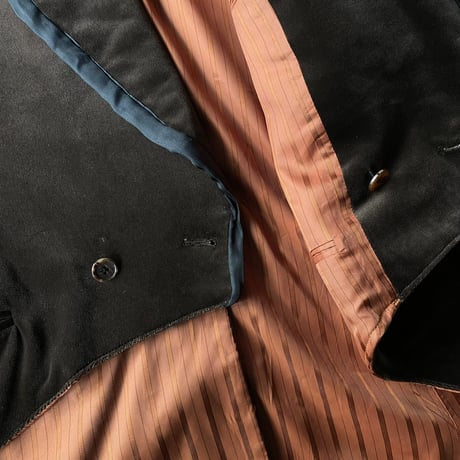 1990's "NEW REPUBLIC" Velour fabiric swallow-tailed jacket