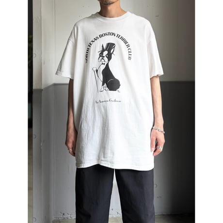 Late 1990's-2000's "NORTH TEXAS BOSTON TERRIER CLUB" Printed Tee