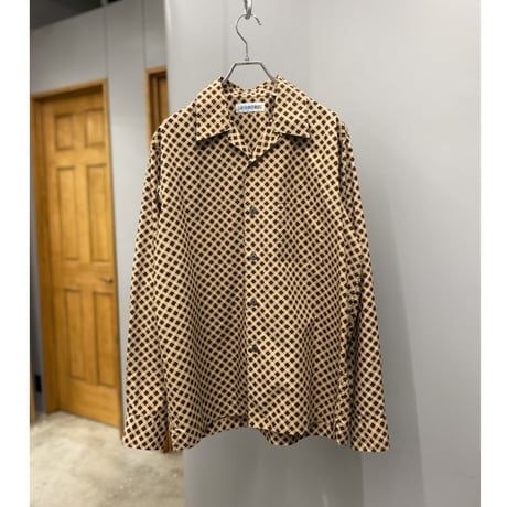 2000's Open collar cotton shirt