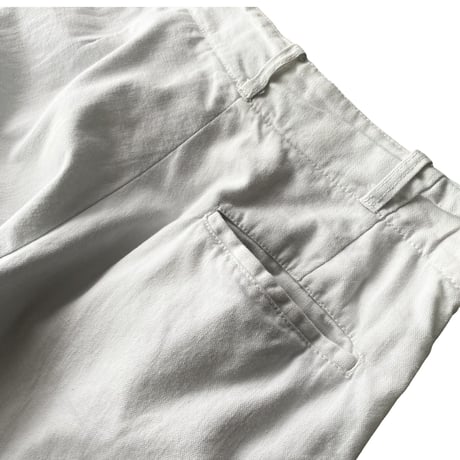 1960’s side line design cotton white pants