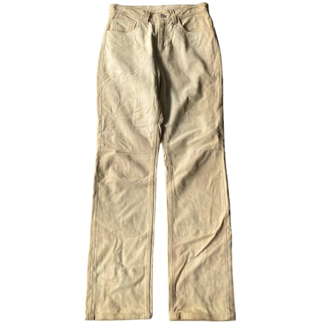 1990's-2000's "Levi's" SALESMAN SAMPLE Suede leather 5pocket pants