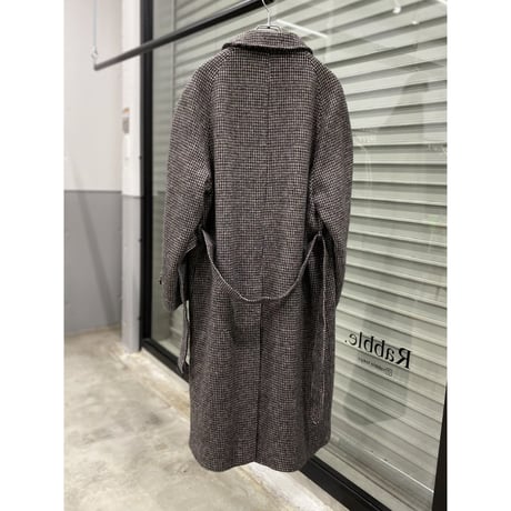 1980's ENGLAND MADE Pure New Wool Balmacaan Coat