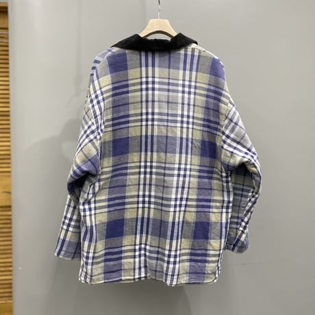 1990's Open collar 4pocket cotton shirt