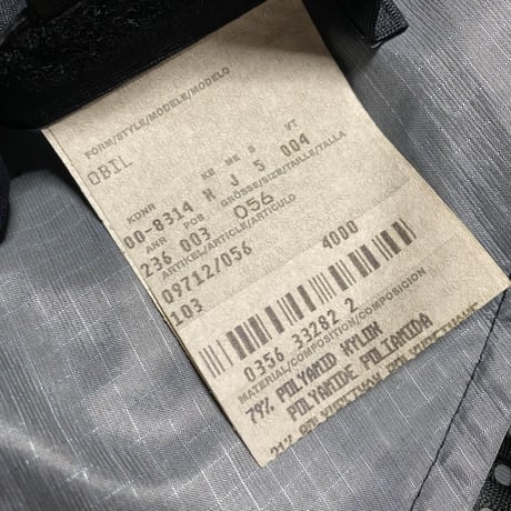 2000's "HUGO BOSS" Side zip design nylon jacket