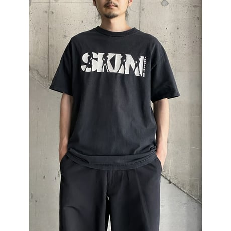 1990's-2000's "SKIN INDUSTRIES" printed Tee