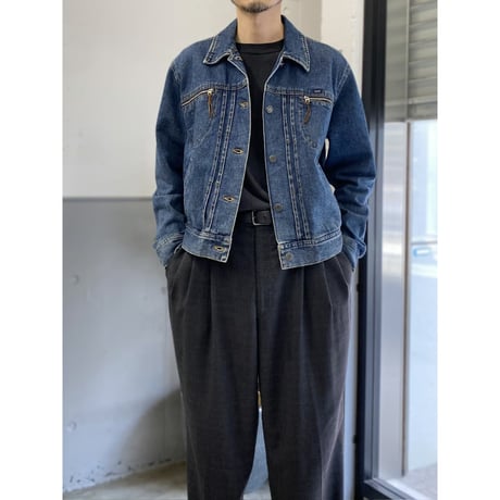 2000's "LAUREN JEANS CO." Pleated Denim Jacket (SEARS STYLE)