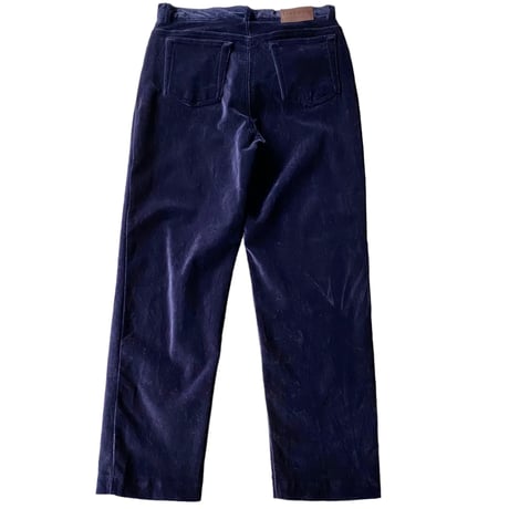 1990's "LAUREN" Cotton velour fabric 5pocket pants