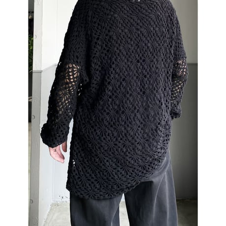 1990's Cotton Crochet pullover knit