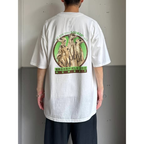 2000's "BROOKFIELD ZOO" MEERKAT Printed Tee