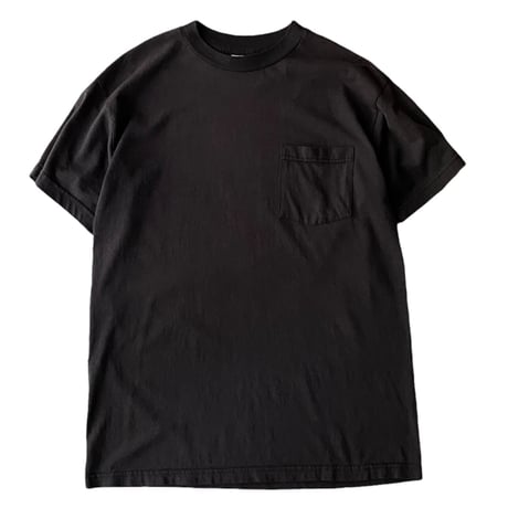 1990’s-2000's Sun faded black pocket Tee