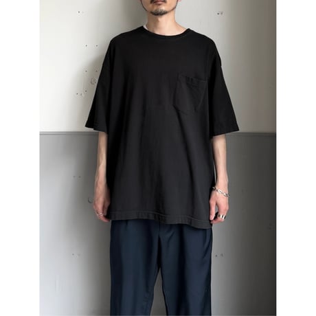 1990's-2000's "basic EDITIONS" Blank Tee with pocket