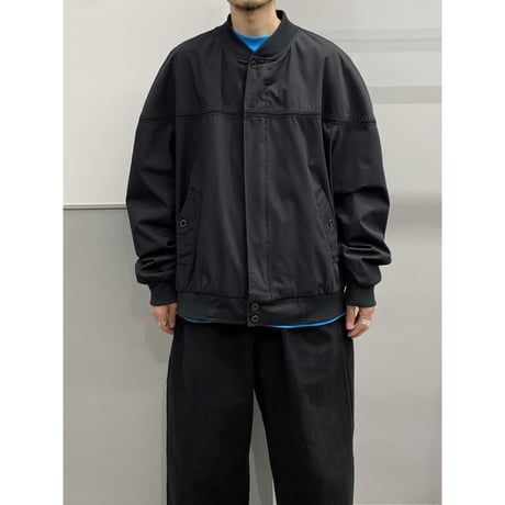1990's-2000's Black color cup shoulder jacket