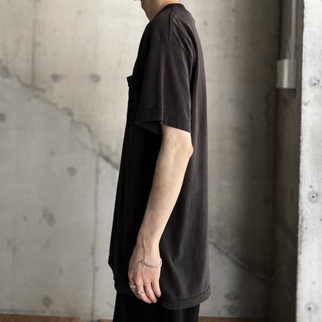 1990’s-2000's Sun faded black pocket Tee