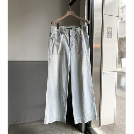 2000's "LAUREN JEANS" Wide silhouette denim sailor pants
