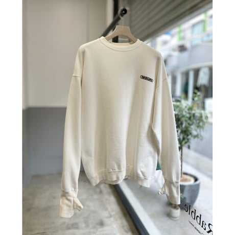 1990's "handcuffs" Finger sleeve sweat shirt
