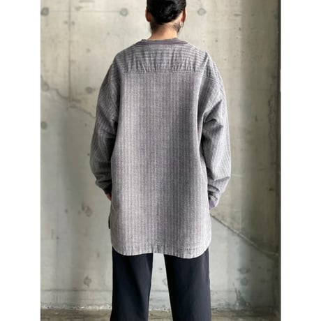 1990's Herringbone pattern printed cotton cut & sew