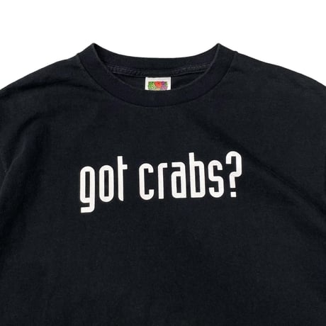 1990's-2000's "got crabs？" Printed Tee