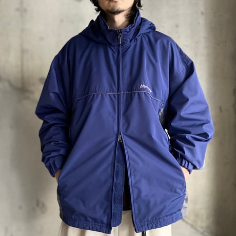 2000's "Microsoft" Embroidery logo design 2tone color jacket