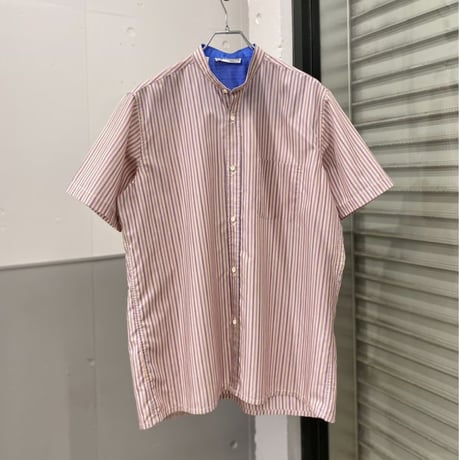 1970's-Early 1980's "LANVIN PARIS" FRANCE MADE Striped short sleeve shirt