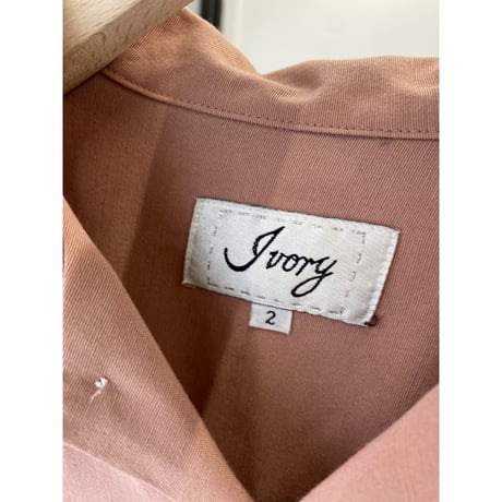 1990's-2000's Viscose blend open collar shirt