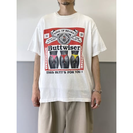 1980's "Buttwiser" printed Tee