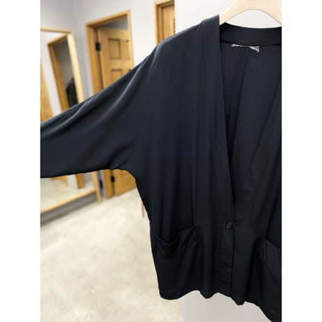 1980's-1990's Collarless dolman sleeve shirt