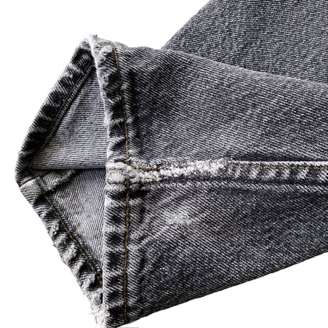1990's "Levi's" BELGIUM made black denim pants