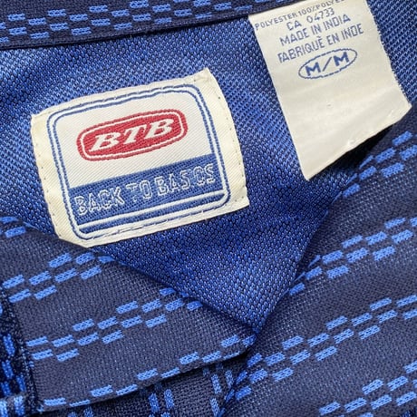 2000's Poly jacquard pullover shirt