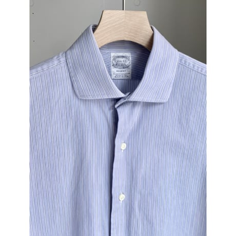 ”Brooks Brothers" USA MADE Egyptian Cotton Striped Shirt