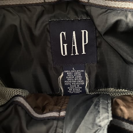 2000's "GAP" Ripstop nylon full zip jacket