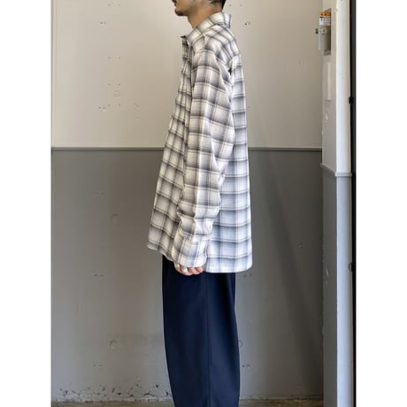 1990's "pierre cardin" plaid patterned long sleeve shirt