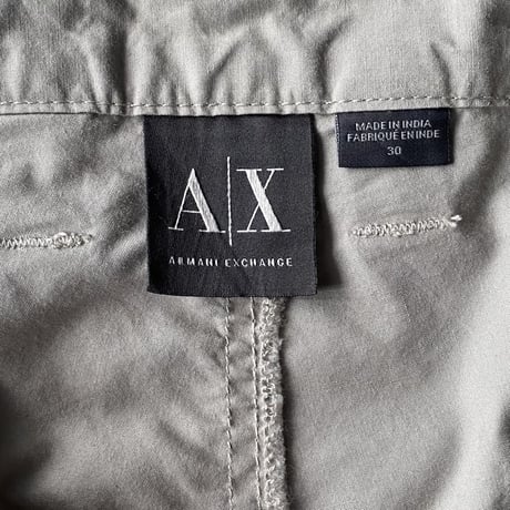 "ARMANI EXCHANGE" Zip pocket design cotton pants