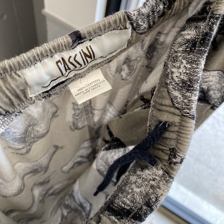 PIG Pattern relaxing pants with Pocket