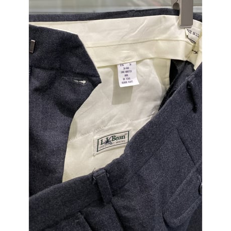 1980's "L.L.Bean" Worsted Wool  Slacks Pants