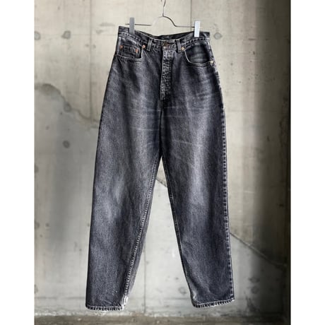 1990's "Levi's" BELGIUM made black denim pants
