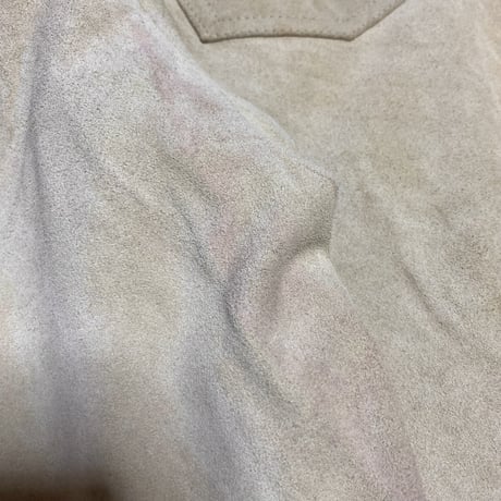 1990's-2000's "Levi's" SALESMAN SAMPLE Suede leather 5pocket pants