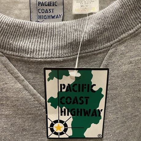 (DEAD STOCK) 1990's Front-V Raglan Sleeve Sweat Shirt