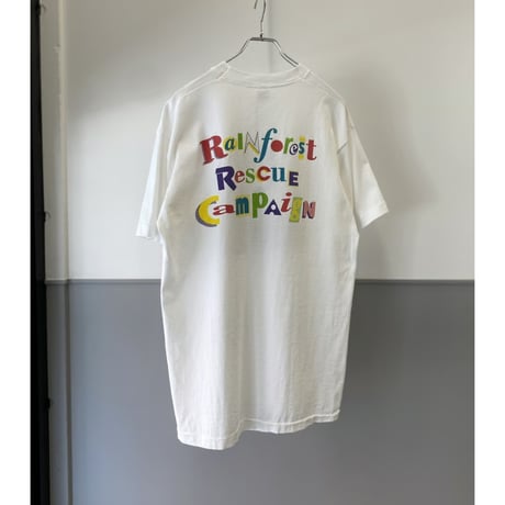 1990's "EARTH FOUNDATION" printed Tee